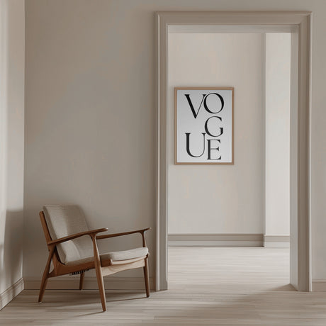 Vogue Poster och Canvastavla
