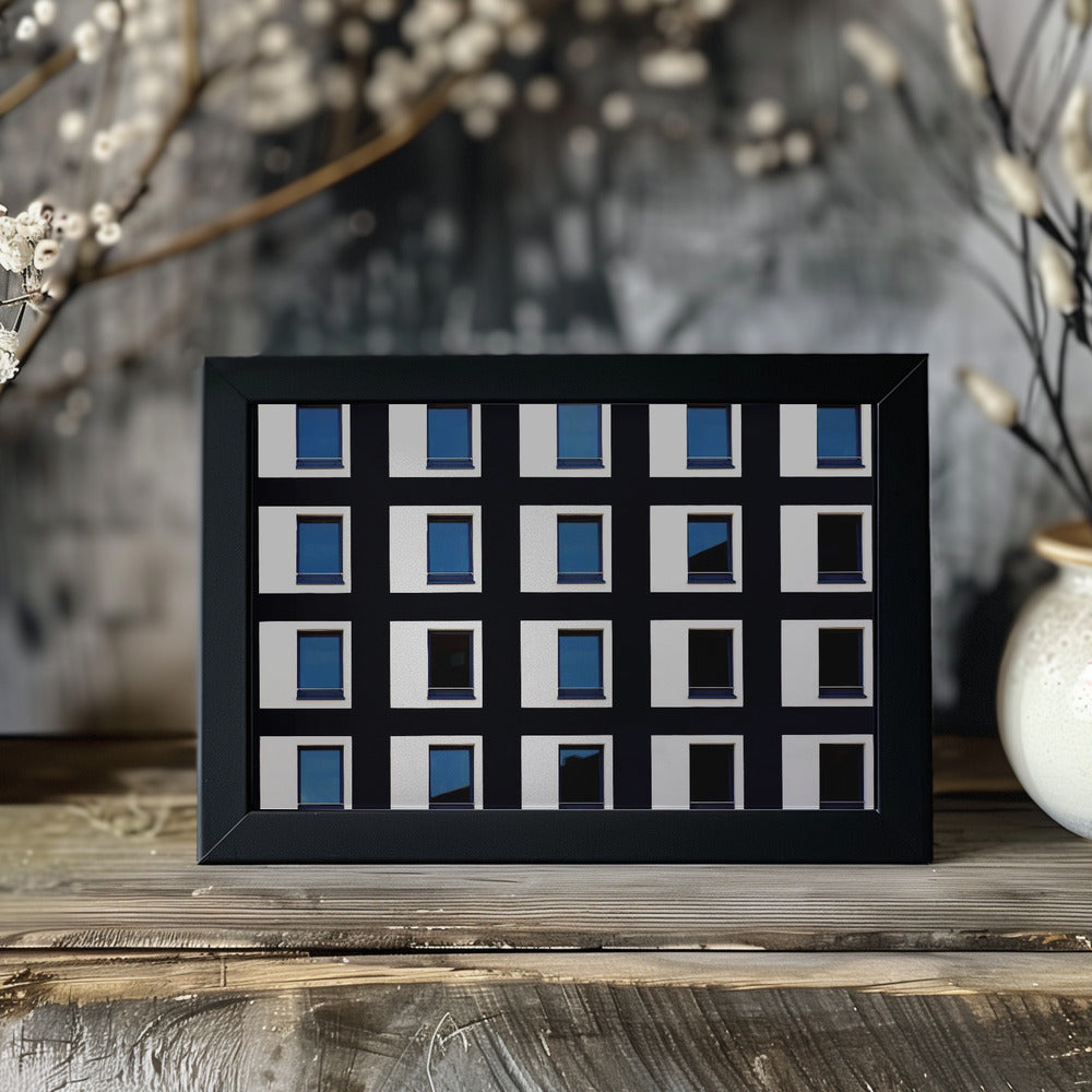 Black and Blue Poster och Canvastavla