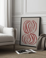 New Vase Line Art Poster och Canvastavla