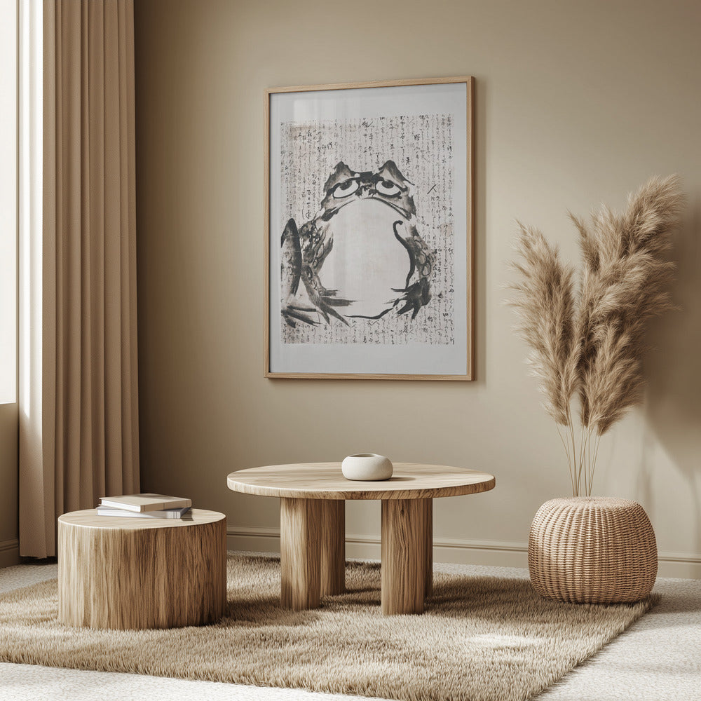 Japanese Frog (late 18th 19th Century) Poster och Canvastavla