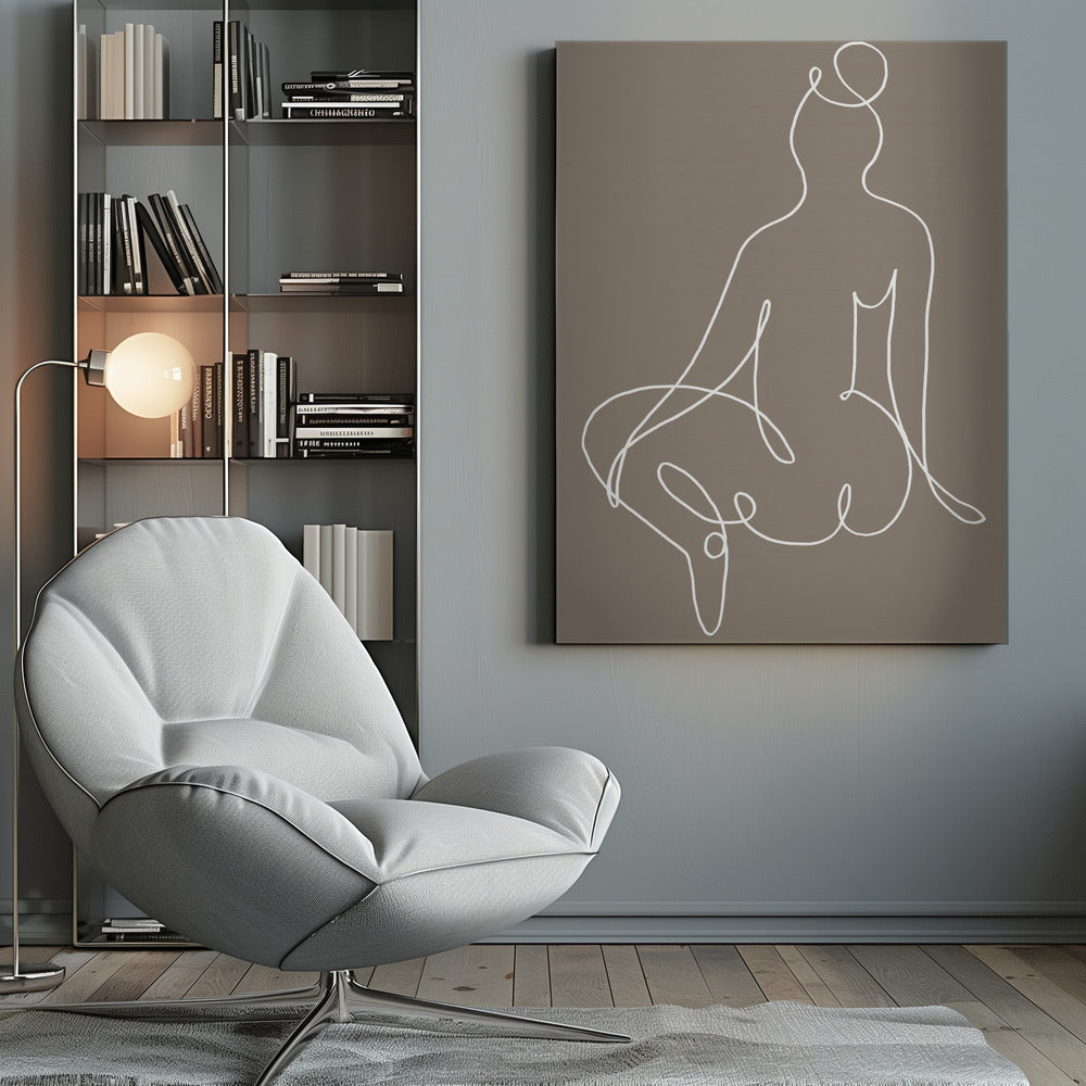 Sitting Down 02 Poster och Canvastavla