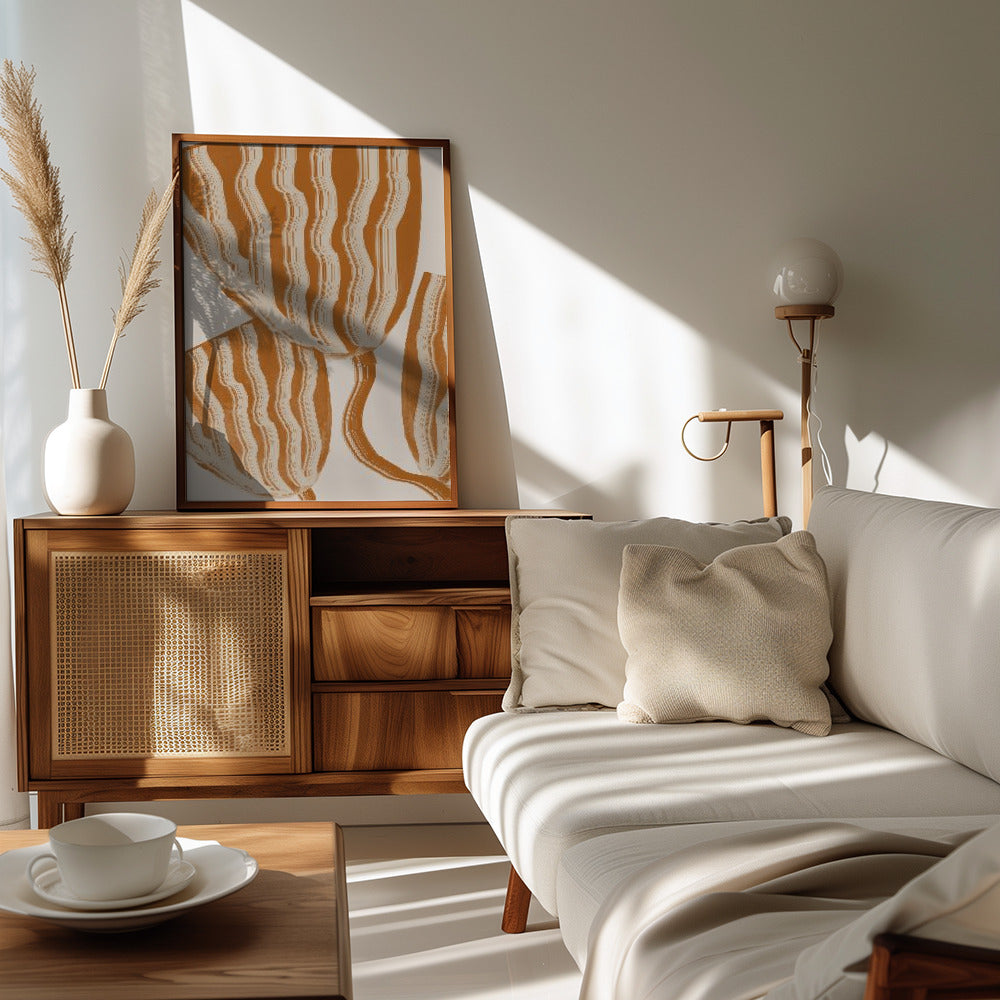 Modern Flowers Poster och Canvastavla