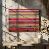 Colour Stripes Poster och Canvastavla