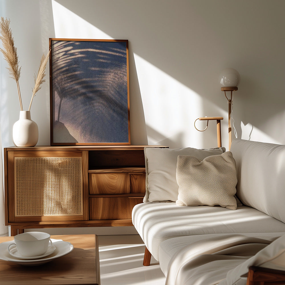 Wall & Palm Shadow Poster och Canvastavla