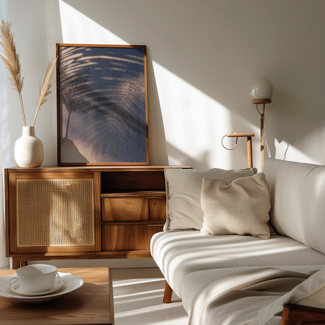 Wall & Palm Shadow Poster och Canvastavla