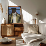 Bold Hat and Stripes New Mexico Style Poster och Canvastavla