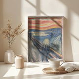 Skriet - The Scream Poster och Canvastavla