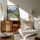 Landscape From Saint Rémy (1889) Poster och Canvastavla