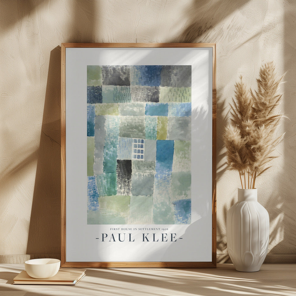 First House in a Settlement 1926 Poster och Canvastavla
