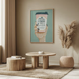 Asked for Coffee Poster och Canvastavla