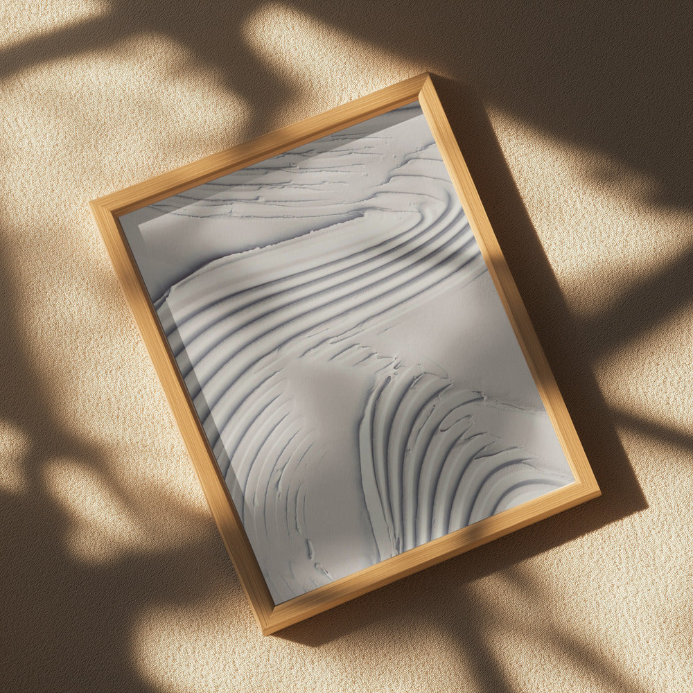 Mud Texture 14 Beige Poster och Canvastavla