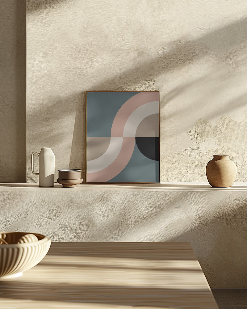 Contemporary Abstract 23 Poster och Canvastavla