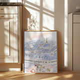 Parisian Rooftop 70x100 Poster och Canvastavla