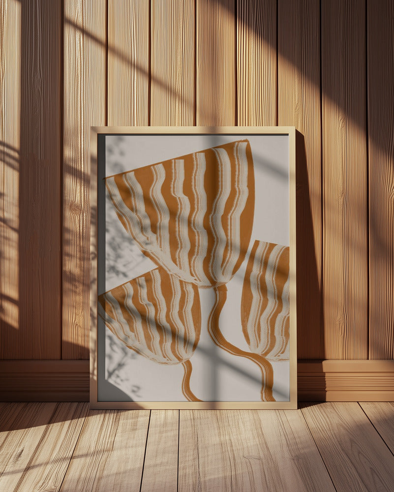 Modern Flowers Poster och Canvastavla