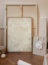 Beige Texture II Poster och Canvastavla
