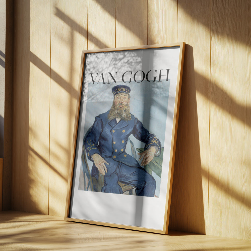 Portrait of the Postman Joseph Roulin (1888) Poster och Canvastavla