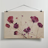 Purple Flowers Poster och Canvastavla