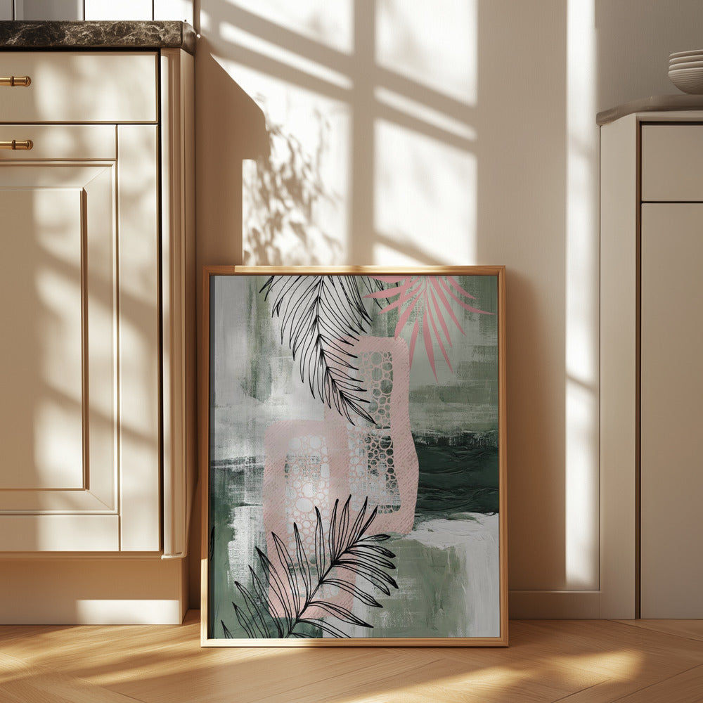 Verdant Blush 3 Poster och Canvastavla