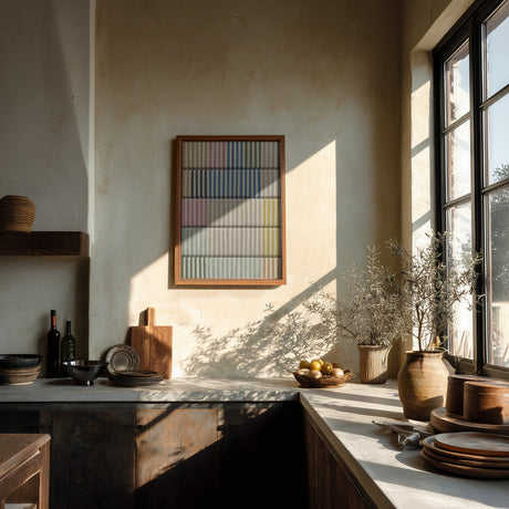 Pelco Stripe Multi Pictufy Poster och Canvastavla
