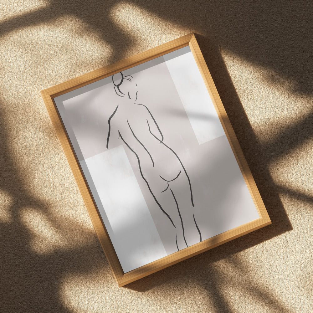 Woman in Studio Poster och Canvastavla