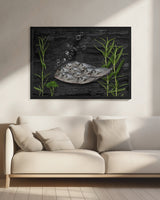 even a big fish needs a team Poster och Canvastavla