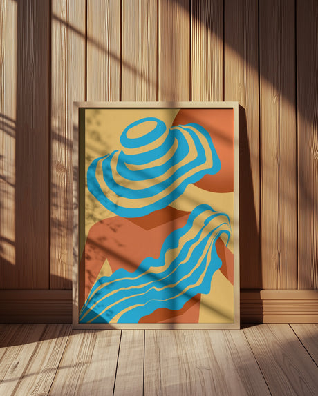 The Blue Sarong Poster och Canvastavla