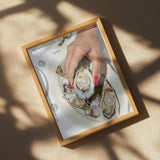 Oysters & Pearls No 02 Poster och Canvastavla