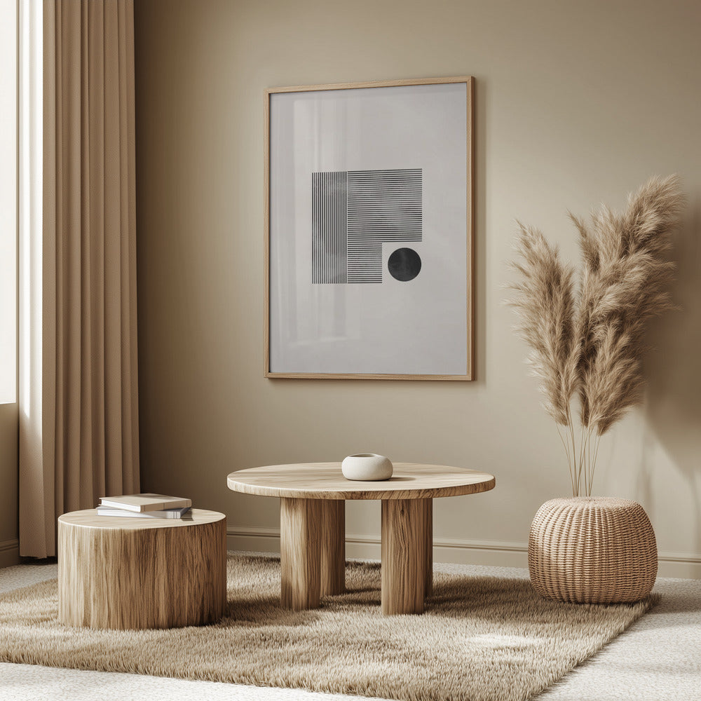 Minimalist square Poster och Canvastavla