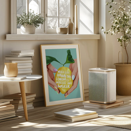 Squeeze That Lemon Poster och Canvastavla