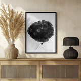 Ballerina Hair Poster och Canvastavla