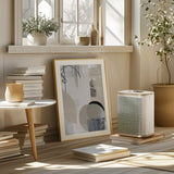 Monochrome Fluidity Poster och Canvastavla