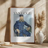 Portrait of the Postman Joseph Roulin (1888) Poster och Canvastavla