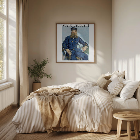 Portrait of the Postman Joseph Roulin (1888) Poster och Canvastavla