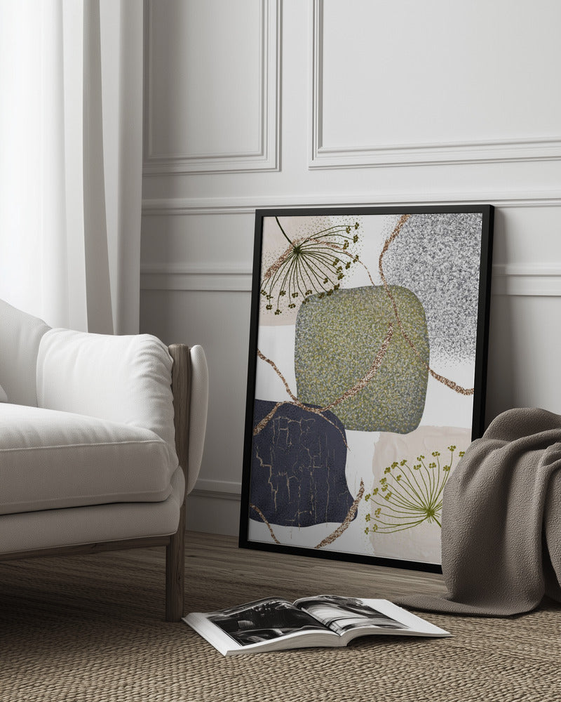 Green-Grey-2 Poster och Canvastavla