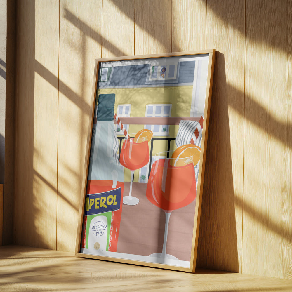Balcony "Hygge" Poster och Canvastavla