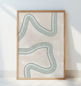 Abstracto Twist Poster och Canvastavla