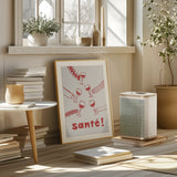 Santé! Wine Party with Friends Poster och Canvastavla