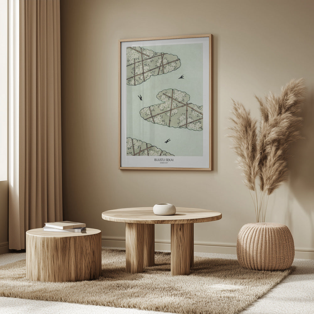 Green Sky Poster och Canvastavla