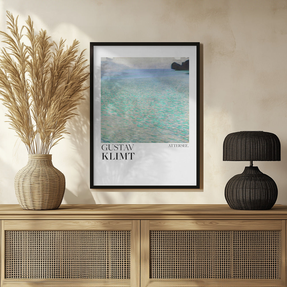 Attersee (1900) Poster Poster och Canvastavla
