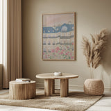 Sunset Over Paris 70x100 Poster och Canvastavla