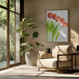 five tulips Poster och Canvastavla