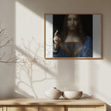 Salvator Mundi (circa 1500) Poster och Canvastavla