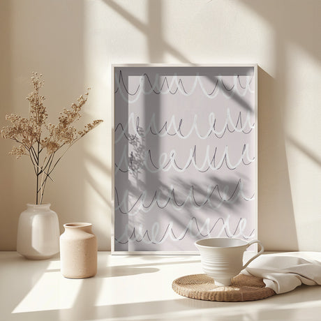 Irregular Scribbles Poster och Canvastavla