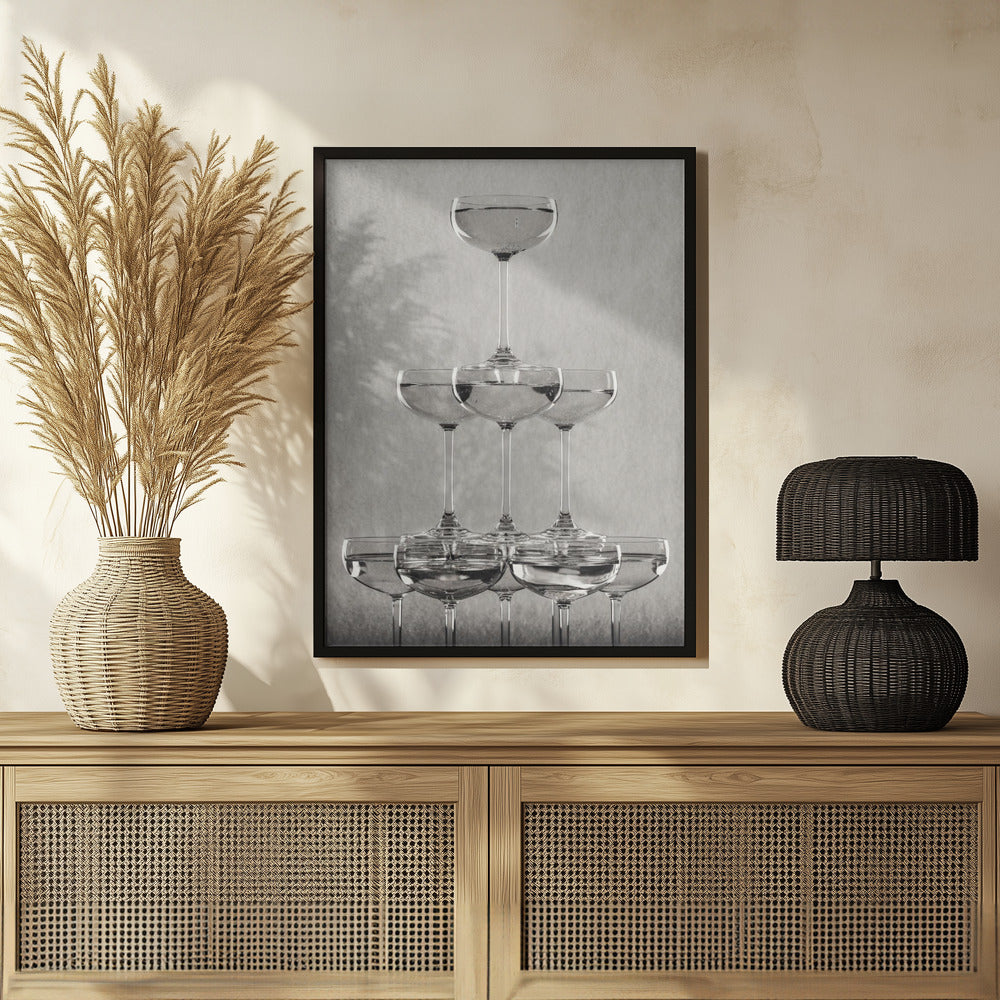 Champagne tower_9 Poster och Canvastavla