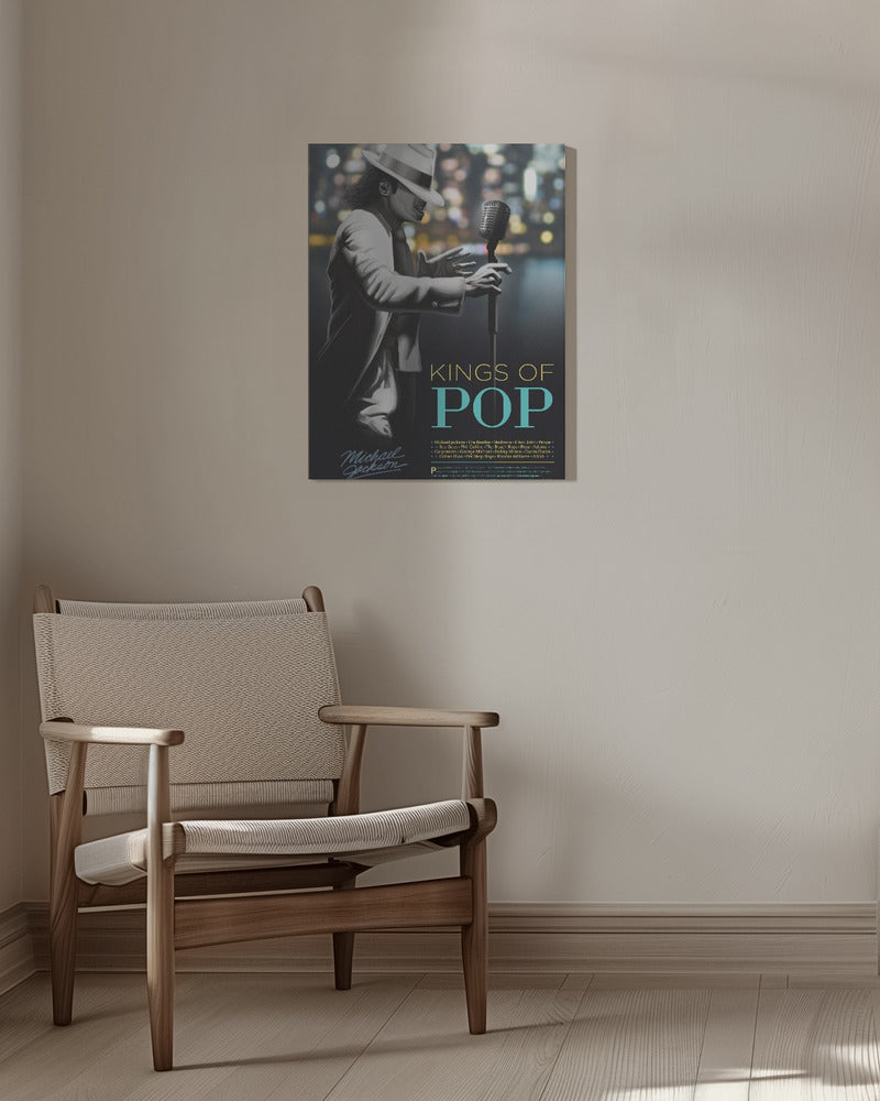 Pop Legend- Michael Jackson Poster och Canvastavla