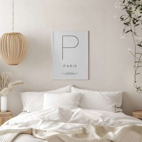 PARIS Poster och Canvastavla