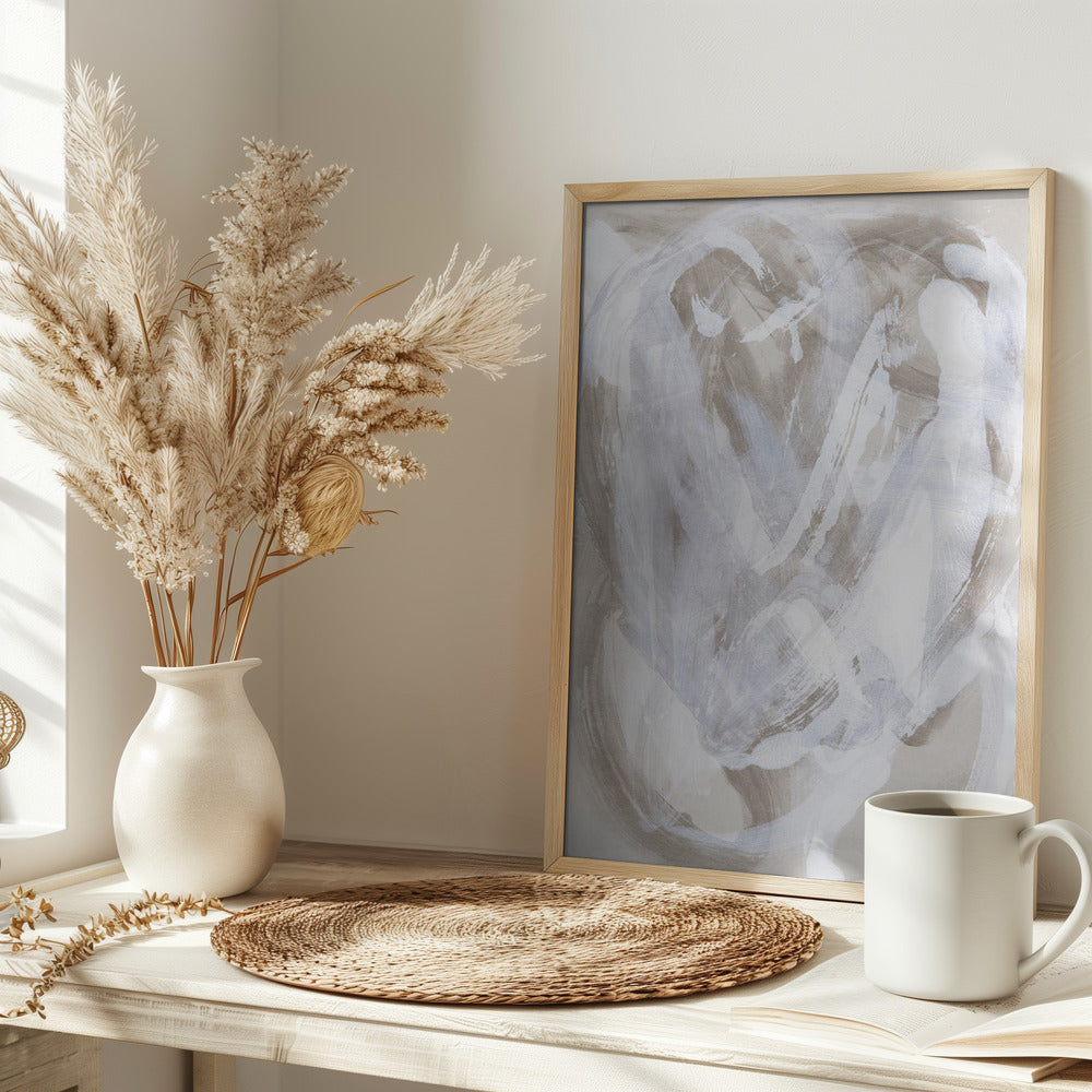 Abstract Brush Strokes 146 Poster och Canvastavla