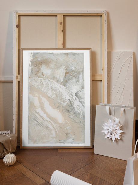 Textured Tides 3 Poster och Canvastavla