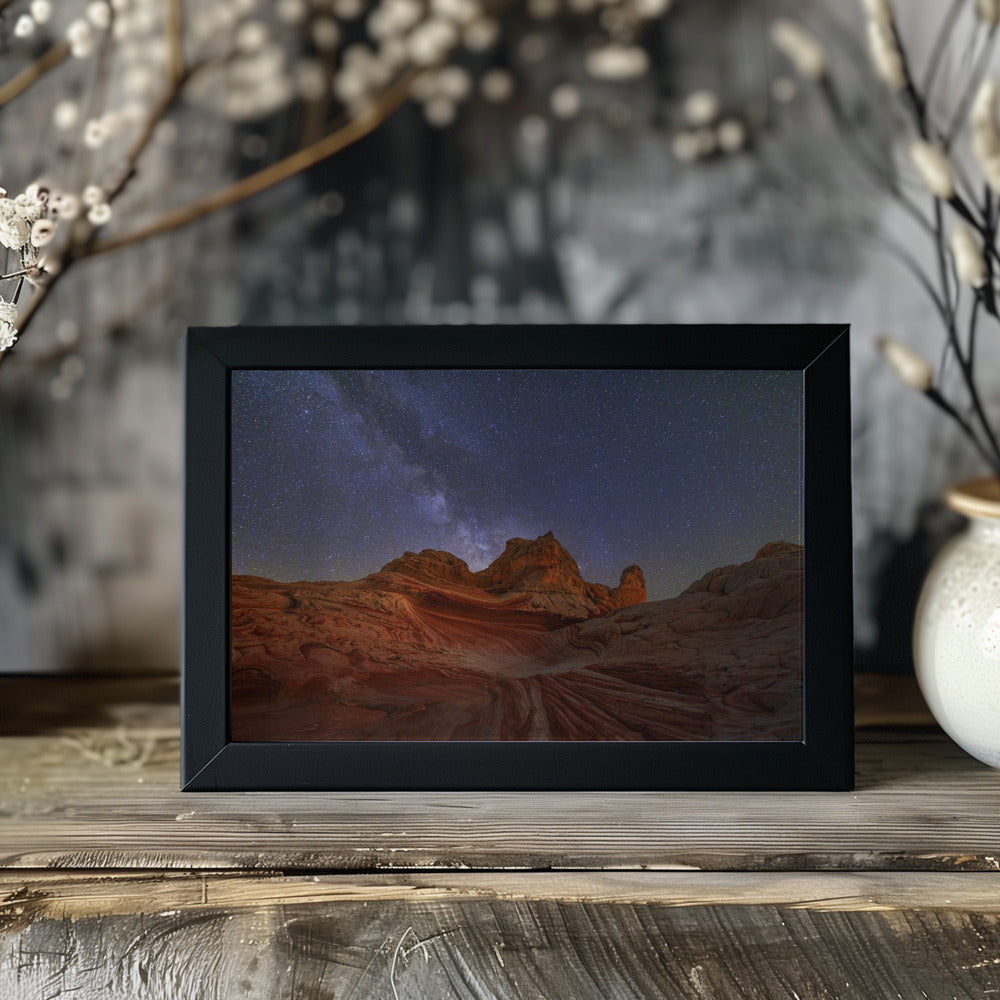 White Pocket under Milkway Poster och Canvastavla