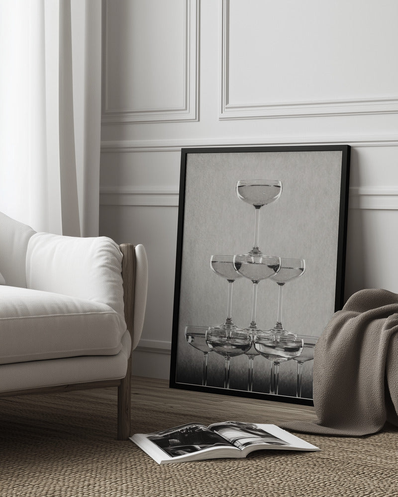 Champagne tower_9 Poster och Canvastavla